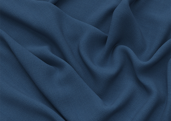Lyra, Mariana Blue - Motorised Roman Blind - Image 4